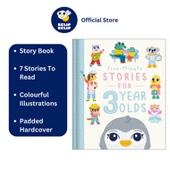 5 Minute Stories For 3 Year Olds Story Book For Kids to Read with 7 Fun Stories