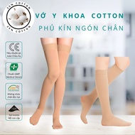 Jianimed High Quality Genuine Toe Covered Cotton Medical Socks - Cotton Medical Socks