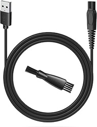 Beard Club Trimmer Charger for Beard Club PT45 Charger and BT-ZERO Body Trimmer, 1 Cleaning Brush, 3
