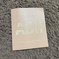 READY STOCK ABH ANASTASIA BEVERLY HILLS Impeccable Blurring Second Skin Matte Foundation Card (0.3g)