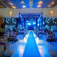 1PC Disposable Aisle Carpet 200/500/1000CM (78.74in/196.85in/393.7in), Dark Blue, Light Blue, Red, B