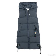 Hitchie -10Deg Women Sveless Padded Winter Down Jacket Woman Fce Baju Sejuk Tebal Parka Korean Windp