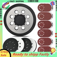 For  DWE6423 6423K DWE6421 6421K DCW210B Compatible 5 Inch 8 Hole Hook Loop Orbital Sander Metal Pad