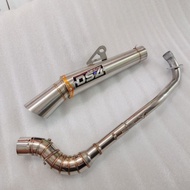 DAENG SAI4 DS4 Open Pipe Canister 51mm Exhaust for Wave 100 110 115 Wave 125 Ex5 Srl110 bonus sym110