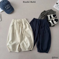 QD21 - Bomber Long Pants Made of Soft, Lightweight Fabric Knitted from Synthetic Fiber for Children 