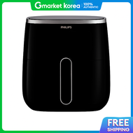 Philips | Philips Home Appliances HD9257/80 Transparent Air Fryer Large Capacity 5.6 Liters Black Ne
