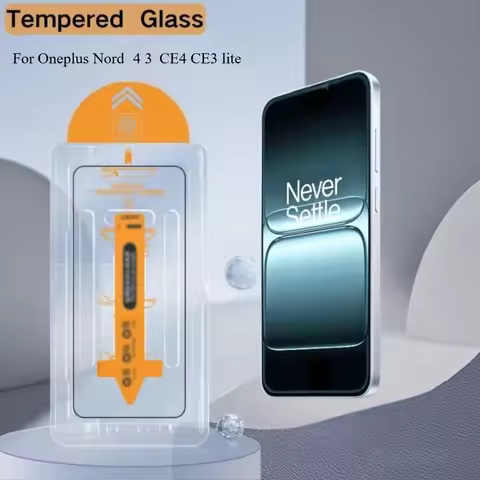 2Pcs One Click Easy Past Tempered Glass For Oneplus Nord 4 3 CE4 Lite Premium Dust Free Screen Prote