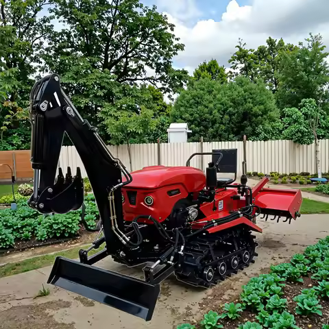Mini Tractor Trucks Crawler Cultivators Mini Tiller Garden Soil Rotary Cultivator Farm Rotari Tiller