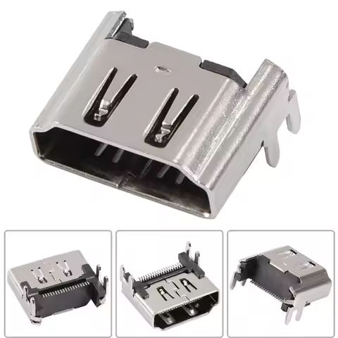 5Pcs HDMI Port Interface Connector Socket for Sony PlayStation 4 PS4 1000/1100/1200