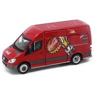 Ready Stock Tiny Micro Shadow Benz Spriner coca-cola coca-cola Model Car Alloy Car COKE013 Fujitsu S