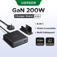 【8 Ports】Ugreen Nexode 200W USB A USB C Ports Fast Charger for Macbook, Tablets, iPad, iPhone 16 Pro