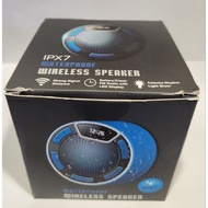 Rechargeable Bluetooth FM Speaker (Clock and LED light)
