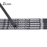 ELONG 12PCS SHAFT PURE CARBON ID4.2MM CUTTED, 400SP - 1400SP Straightness ±0.003" WITH POINT FOR MOD