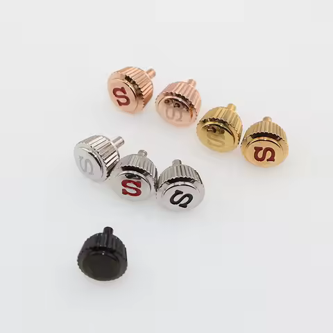 Silver Stainless Steel Push and Pull S Crown Suitable for Seiko Mod NH35 34 38 Presage Conversion Ca