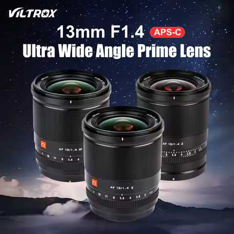 Viltrox 13mm 33mm 56mm F1.4 Auto Focus Ultra Wide Angle Lens APS-C Lens for Sony E-mount A6400 A7III