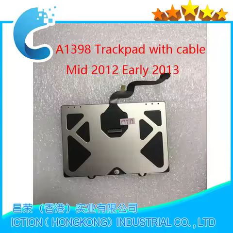 100% Original A1398 Trackpad for Apple Macbook Pro 15'' Retina A1398 Trackpad Touchpad with Cable Mi