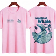 【Loneliest Whale 52 Hz Design】 Ready Stock Baju T Shirt Lelaki 100% Cotton Premium Tshirt