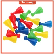 [Chiwanji] 16pcs Chess Pieces Replacement Set, Spare Chess Draughts for Ludo, Flying Chess, Board Ga