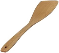 Set of 3 Ladle, Wood, Spatula, Clear (FB-8875A) [2.4 x 11.8 inches (6 x 30 cm)], Imported [Restauran