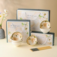 DREAMLAND SOUVENIR BOWL SET CERAMIC PACKAGE JAPANESE BOWL SET HAMPERS BOHEMIAN CUTLERY CERAMIC BOWL