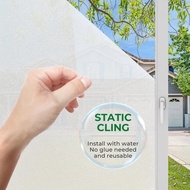 Pure Frosted Window Film Glass Sticker Heat Insulation Film Window Film Thickened Pure Frosted Offic
