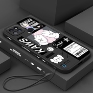 NaVVin Casing Realme C21Y C25Y C21 C25S C25 C15 C12 C11 C17 C20 C2 8i 8 8Pro 7 7i 6 6i 5i 5S 5 Pro Trendy Brand Matte TPU Silica Gel Rope Soft Case Phone Cover Shockproof