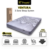 Trendy Ventura Bonnell Spring Vacuum Press & Roll (Kasur Spring Bed)