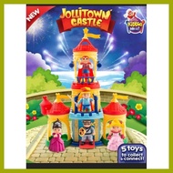 ▛ ▲ ❡ 2019  set of 5 complete Jollibee figure jollitown Castle toy Yum Popo Hetty Twirlie Jollibee