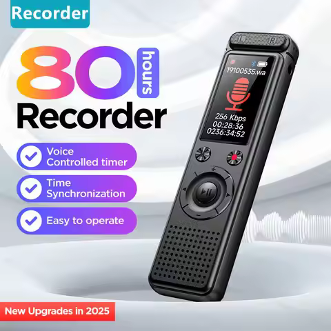 Yescool A30 New AI Smart Bluetooth Voice Recorder App Speech to Text Translator Ultra-HD Noise Reduc
