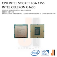 CPU Intel Celeron G1630 2 Cores/ 2 Threads 2.8 Ghz 2 MB L3 Cache 55 Watts TDP No Fan Socket LGA 1155 (สินค้ามือสองสภาพดีมีการรับประกัน)