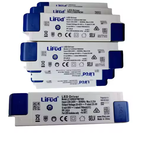 LED Driver 300mA ~1500mA 8-14w 12-18w 24-36w 38W~60W LED Constant Current Driver Power Unit Supply F