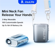 JisuLife Neck Fan Life 5 4500mAh Battery100 Gears Strong Wind Portable Mini Fans USB Rechargeable Wa