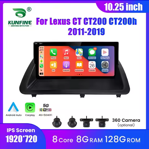 10.25" Android Car Radio For Lexus CT CT200 CT200h 2011-2019 GPS Navigation Multimedia Player Carpla