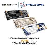 AIGO DARKFLASH GD108 110KEY WIRELESS MECHANICAL KEYBOARD - LINEAR YELLOW SWITCH