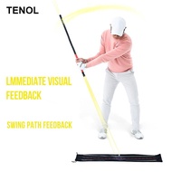 TENOL Golf Swing Corrector Training Device Premium Material Portable for Golf Accessories Sport Swin