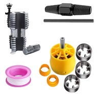 JK PVC Pipe Threader Kit Pipe Thread Round Die 1/2 3/4in Available Pipe Repair Tool
