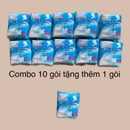 Combo of 10 packs of cool herbal Da lan sanitary napkins for menstruation, many packs of 8 tampons