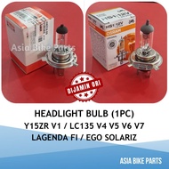 Yamaha Original / OSRAM Genuine Y15ZR V1 / Lagenda FI / LC135 V4 V5 V6 V7 / Ego Solariz Headlight Bu