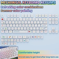 PBT XDA Cute Theme Keycaps - Full Set Japanese & Russian Layout Durable PBT Sublimation Keycaps for