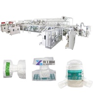 Semi Full Servo Automatic Economic Sanitary Napkin Adult Baby Diaper Production Line Adult Diaper Making Machine Adult Diapers Incontinence