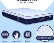 US Central deluxe plus Pocket kasur spring bed full pocket medium feel
