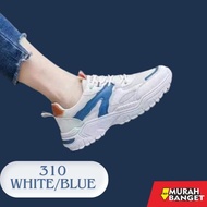 Women's Shoes 310 Women's Sneakers Women's Fashion Shoes Women's Casual Rubber Shoes - WHITE BLUE, 3