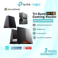 TP-Link Wifi 7 Tri-Band Gaming Router | EasyMesh | MLO | Booster | 10 Gbps |Archer GE800/GE550/BE800