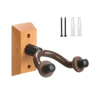 vchoth GH-01 Guitar Hanger Wooden Wall Mount Hook Holder Keeper for Electric Acoustic Guitars Bass U