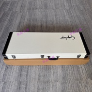 Yipufeng Epiphone Electric Guitar Case LP Electric Guitar Case Elegant White with Lock Guitar Case
