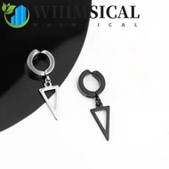 WHIMSICAL Cross Clip Earring Simple Cool Fake Piercing Stainless Steel Female Drop Earring Non-Pierc