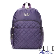 [ELLE Active]] Life Mark Series-Backpack-Purple
