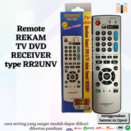 Remot / REMOTE REKAM TV / DVD / RECEIVER RR2UNV/ ecer dan grosir