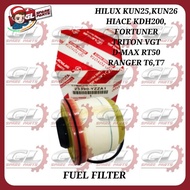 (MERDEKA PROMO)DIESEL FUEL FILTER TOYOTA HILUX KUN25 KUN26 VIGO HIACE KDH200 D-MAX RT50 TRITON VGT R