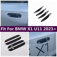 【BMW X1】Outside Door Pull Doorknob Handle / Exterior Hand-clasping Bowl Cover Trim Cover Trim Fit For BMW X1 U11 2023 2024 Accessories